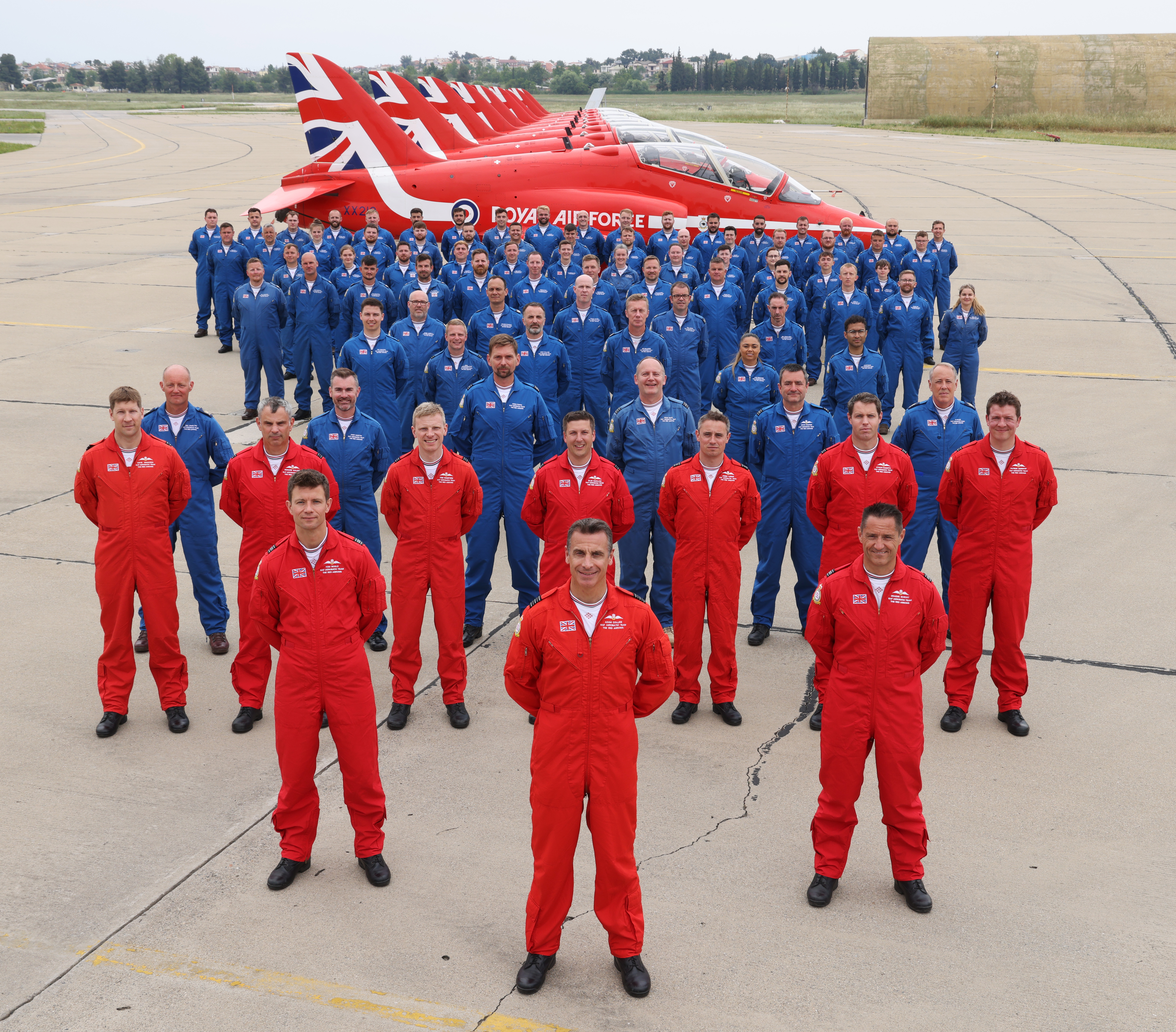 The 2023 Red Arrows team.